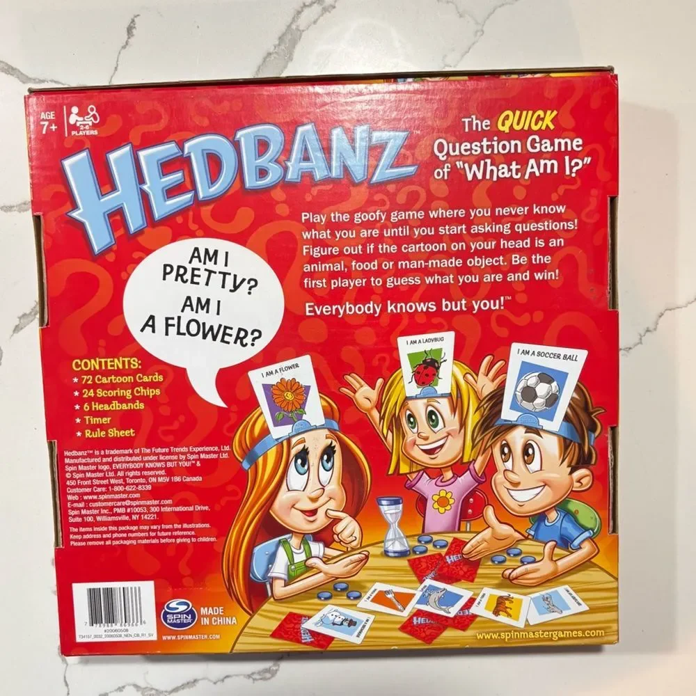 Hedbanz | Kids Cartoon Guessing Family Night Youth Children’s Board Card Game